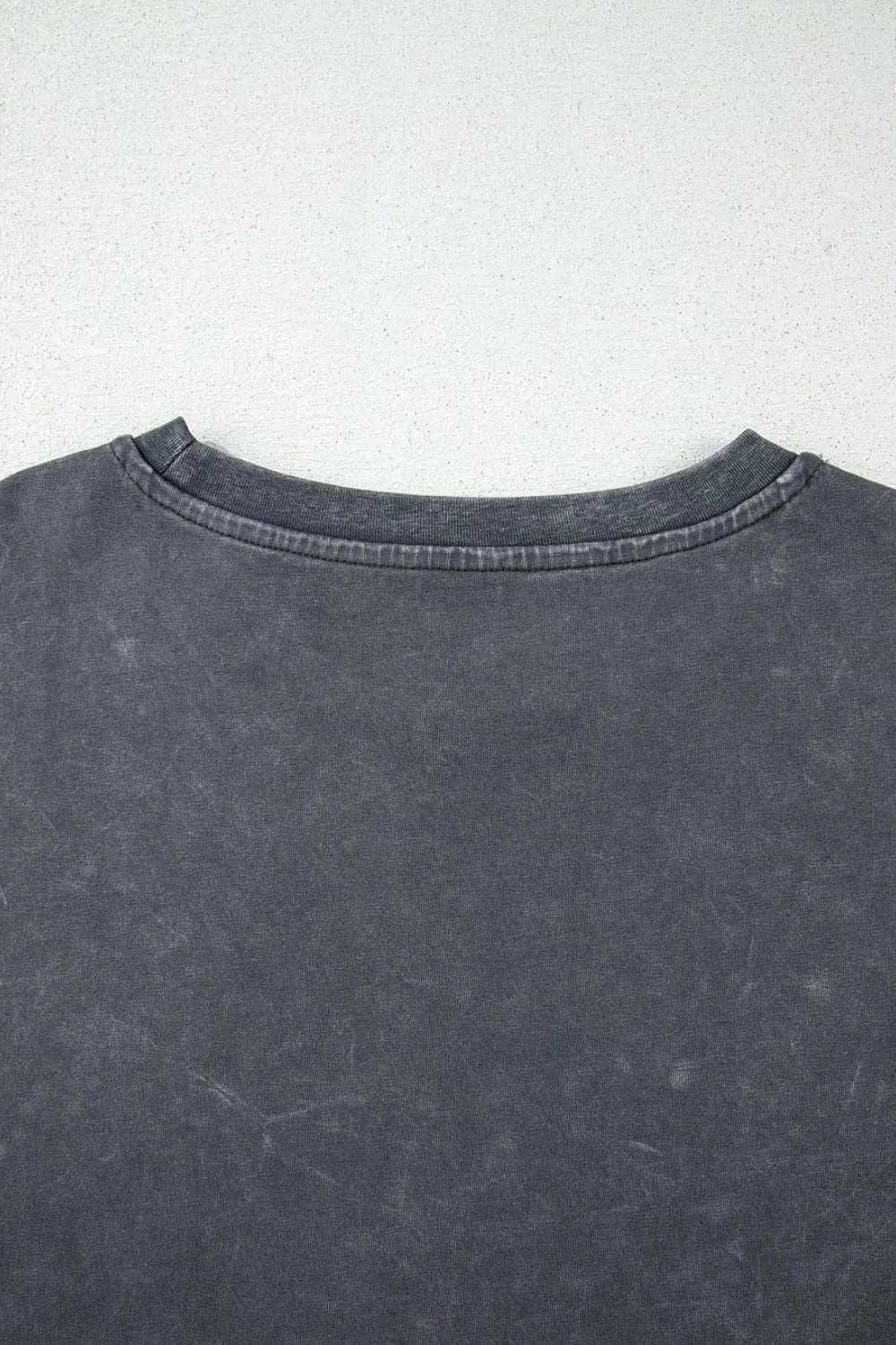 Kindness Butterflies Graphic Mineral Wash Loose Tee - Trendsi - Flyclothing LLC