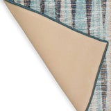 12' Blue and Ivory Ombre Hand Tufted Runner Rug - Homeroots - Flyclothing LLC