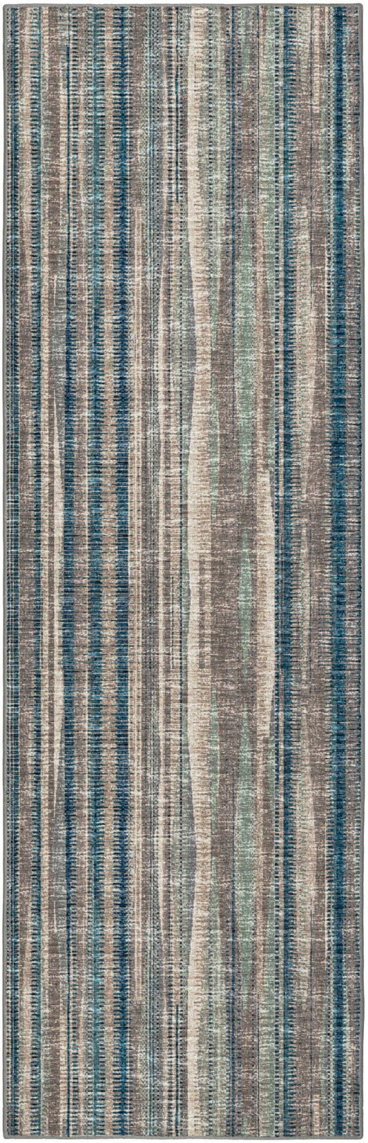 12' Brown and Beige Ombre Hand Tufted Runner Rug - Homeroots - Flyclothing LLC