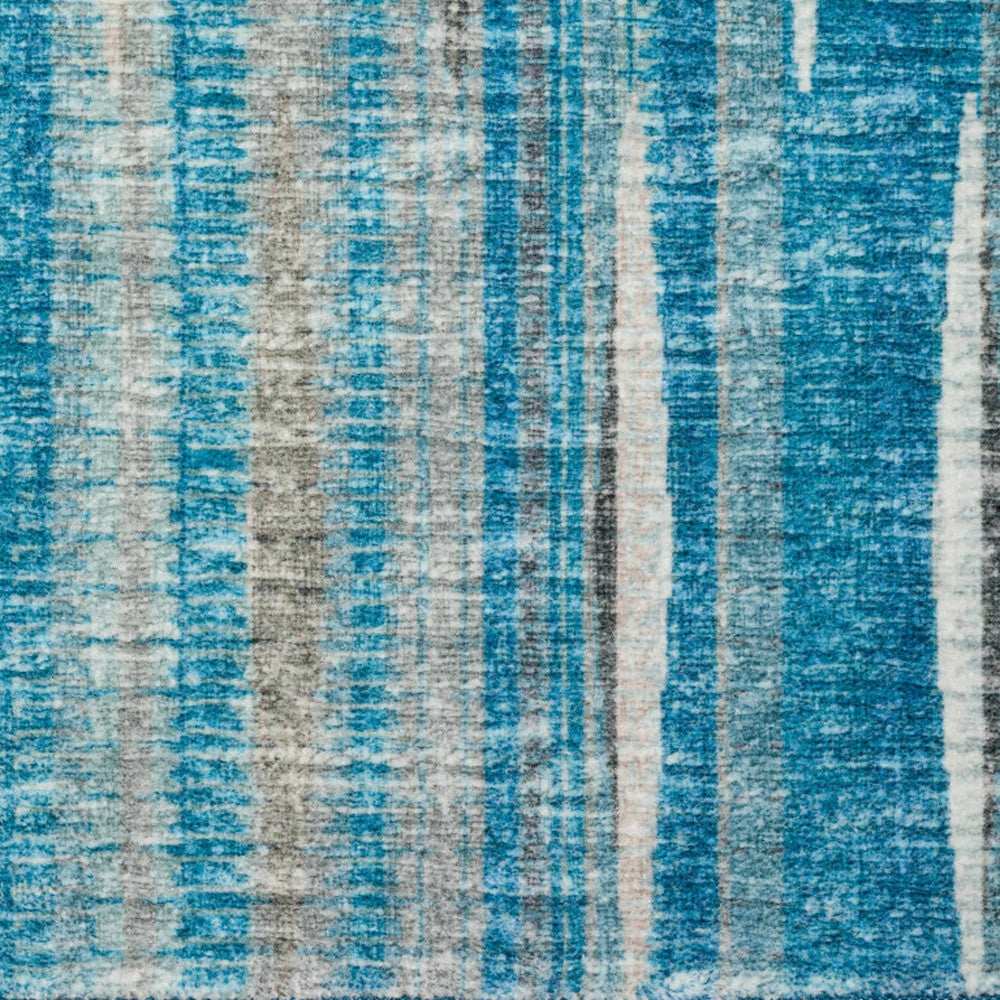 12' Blue and Ivory Ombre Hand Tufted Runner Rug - Homeroots - Flyclothing LLC