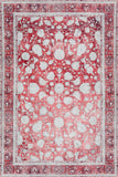9' X 13' Red Oriental Distressed Non Skid Area Rug - Homeroots - Flyclothing LLC