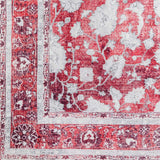 9' X 13' Red Oriental Distressed Non Skid Area Rug - Homeroots - Flyclothing LLC
