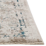 3' X 5' Blue Oriental Area Rug With Fringe - Homeroots - Flyclothing LLC