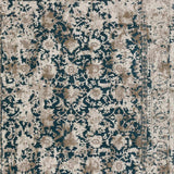 5' X 8' Blue Oriental Area Rug With Fringe - Homeroots - Flyclothing LLC