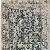 5' X 8' Blue Oriental Area Rug With Fringe - Homeroots - Flyclothing LLC