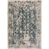 9' X 13' Blue Oriental Area Rug With Fringe - Homeroots - Flyclothing LLC