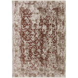 5' X 8' Red Oriental Area Rug With Fringe - Homeroots - Flyclothing LLC