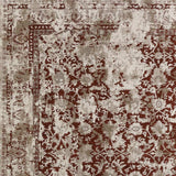8' X 10' Red Oriental Area Rug With Fringe - Homeroots - Flyclothing LLC