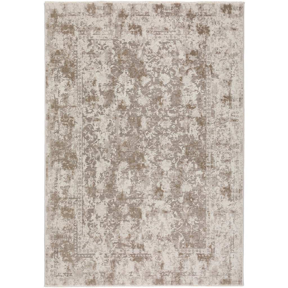 5' X 8' Brown Oriental Area Rug With Fringe - Homeroots - Flyclothing LLC