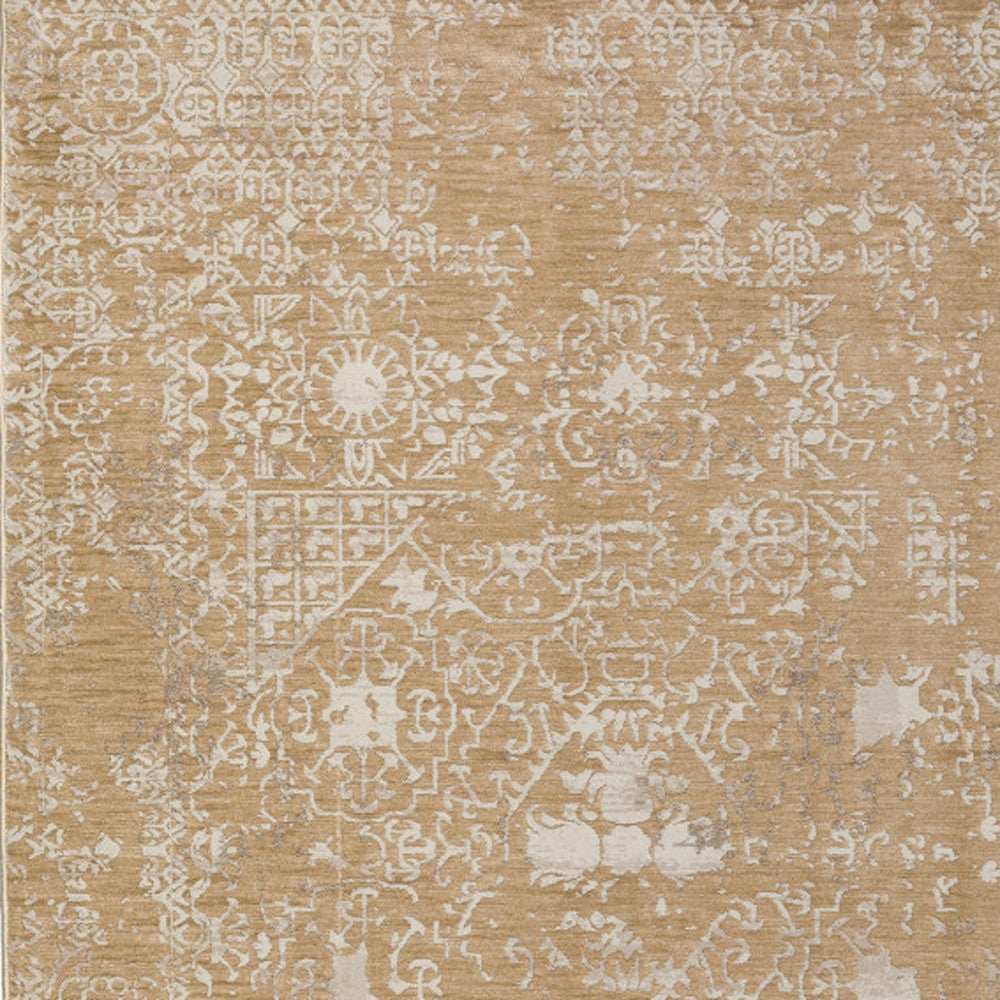 8' X 10' Beige Oriental Area Rug With Fringe - Homeroots - Flyclothing LLC
