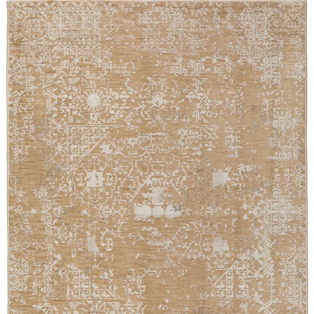 8' X 10' Beige Oriental Area Rug With Fringe - Homeroots - Flyclothing LLC