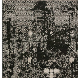 5' X 8' Black Oriental Area Rug With Fringe - Homeroots - Flyclothing LLC