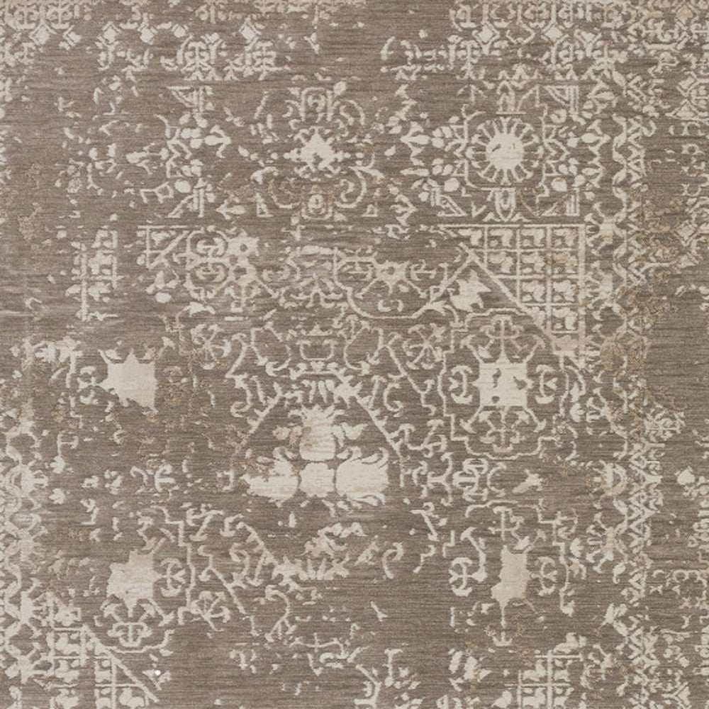 5' X 8' Gray Oriental Area Rug With Fringe - Homeroots - Flyclothing LLC