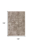 9' X 13' Gray Oriental Area Rug With Fringe - Homeroots - Flyclothing LLC