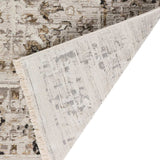 5' X 8' Gray Oriental Area Rug With Fringe - Homeroots - Flyclothing LLC