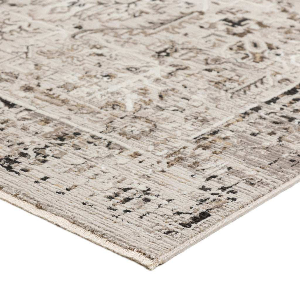 9' X 13' Gray Oriental Area Rug With Fringe - Homeroots - Flyclothing LLC