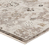 3' X 5' Gray Oriental Area Rug With Fringe - Homeroots - Flyclothing LLC