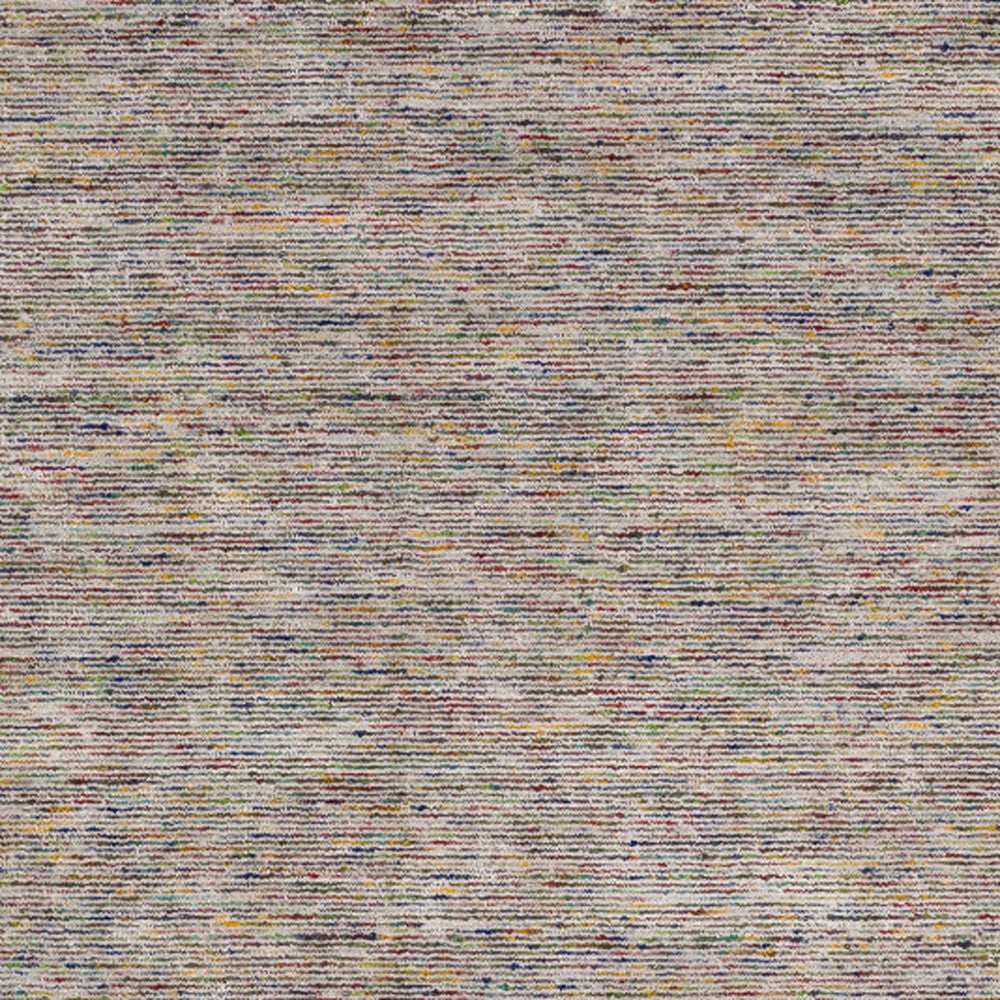 5' X 8' Grey Blue And Yellow Wool Hand Loomed Handmade Area Rug - Homeroots - Flyclothing LLC