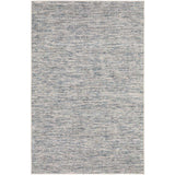 5' X 8' Blue Wool Hand Loomed Handmade Area Rug - Homeroots - Flyclothing LLC