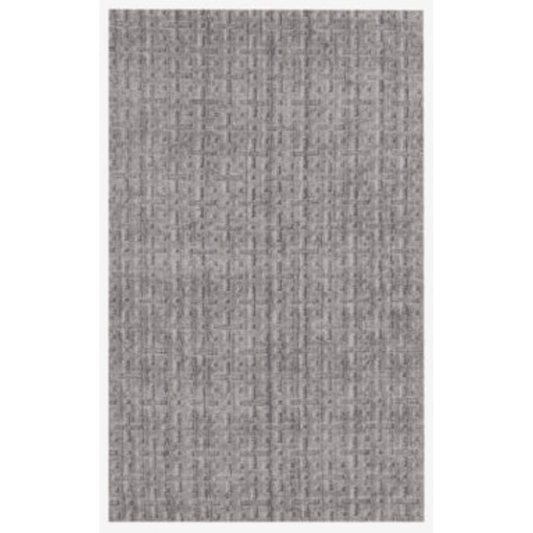 5' X 8' Tan And Charcoal Plaid Cross Hand Loomed Area Rug - Homeroots - Flyclothing LLC