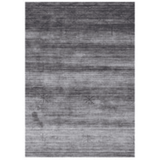8' X 11' Silver And Blue Ombre Hand Loomed Area Rug - Homeroots - Flyclothing LLC