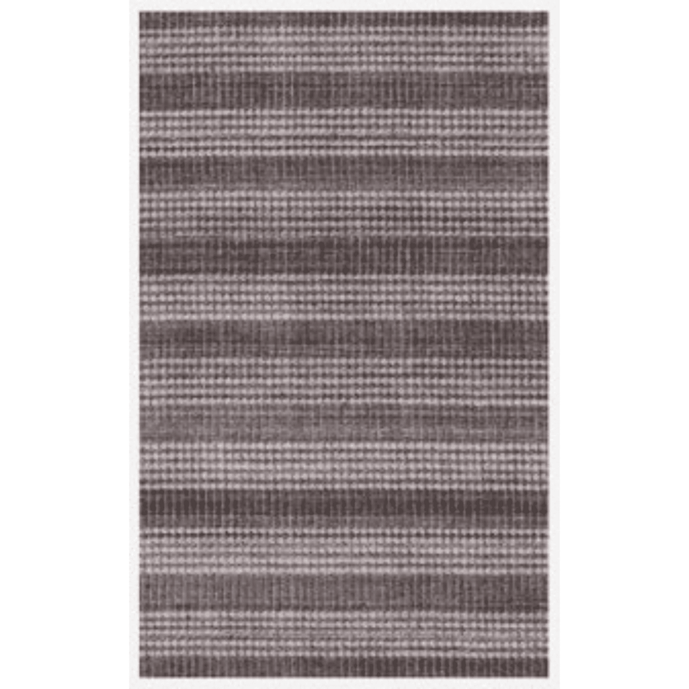 8' X 10' Rust And White Striped Hand Loomed Area Rug - Homeroots - Flyclothing LLC