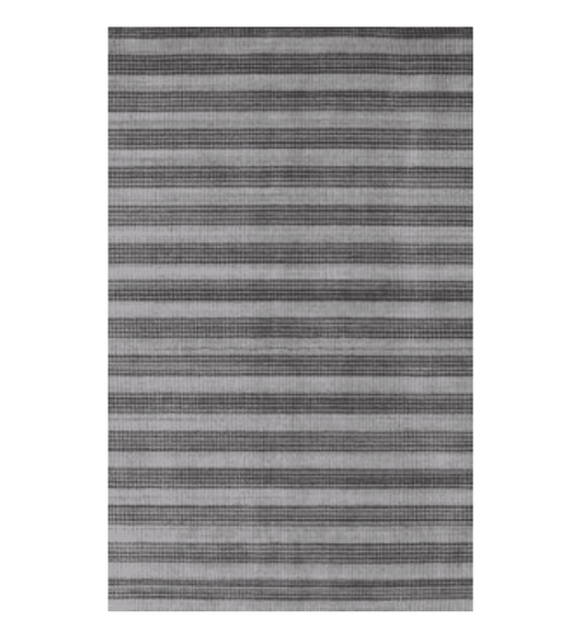 9' X 12' Black And Dark Grey Hand Loomed Area Rug - Homeroots - Flyclothing LLC