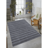 9' X 12' Blue And Black Hand Loomed Area Rug - Homeroots - Flyclothing LLC