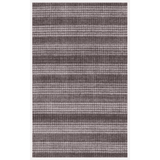 9' X 12' Rust And White Striped Hand Loomed Area Rug - Homeroots - Flyclothing LLC