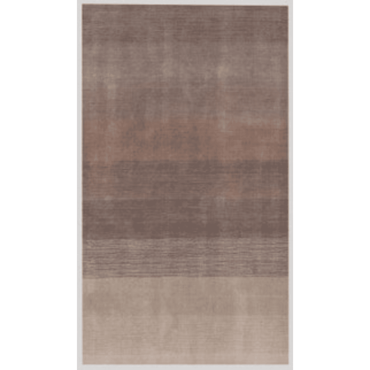 9' X 12' Violet Taupe And Brown Ombre Hand Loomed Area Rug - Homeroots - Flyclothing LLC