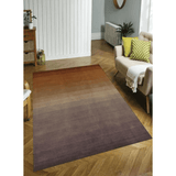 9' X 12' Gold And Rust Hand Loomed Area Rug - Homeroots - Flyclothing LLC