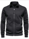 Men's Zip Up Long Sleeve Sweatshirt - Trendsi - Flyclothing LLC