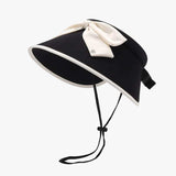Bow Ice Silk Sun Hat - Trendsi - Flyclothing LLC