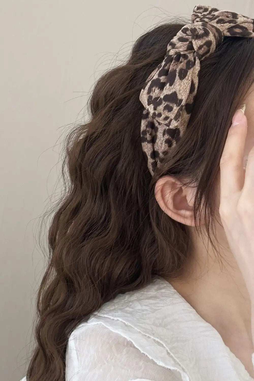 Leopard Polyester Wide Headband - Trendsi - Flyclothing LLC