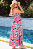 Printed V-Neck Maxi Cami Dress - Trendsi - Flyclothing LLC