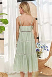 ADORA Gingham Detail Washed Dress - Trendsi - Flyclothing LLC