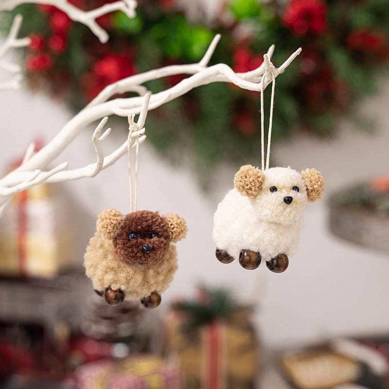 2-Piece Fuzzy Puppy Hanging Widget - Trendsi - Flyclothing LLC