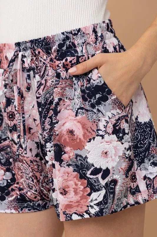 And The Why Wrinkle-free Stretchy Cooling Fabric Shorts - Trendsi - Flyclothing LLC