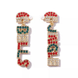 Christmas Jingle Bells Drop Earrings - Trendsi - Flyclothing LLC