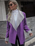 Open Front Long Sleeve Jacket - Trendsi - Flyclothing LLC