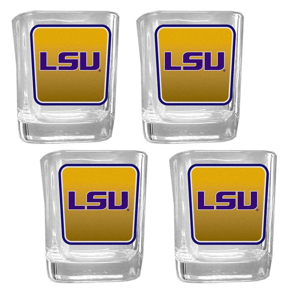 LSU Tigers Team Shot Glass 4 pk - LSU Tigers - Flyclothing LLC