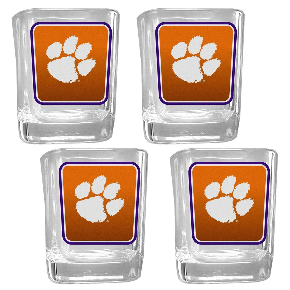 Clemson Tigers Team Shot Glass 4 pk - Clemson Tigers - Flyclothing LLC
