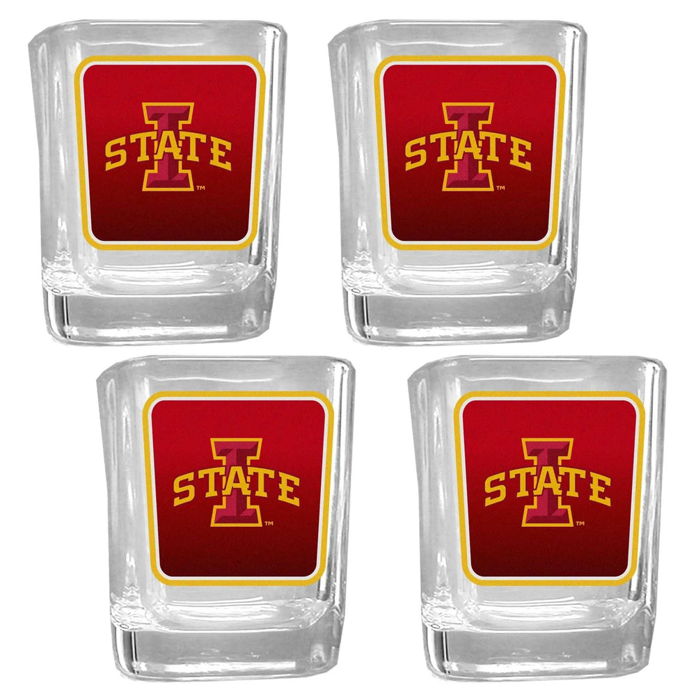 Iowa St. Cyclones Team Shot Glass 4 pk - Iowa St. Cyclones - Flyclothing LLC
