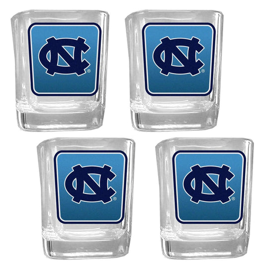 N. Carolina Tar Heels Team Shot Glass 4 pk - N. Carolina Tar Heels - Flyclothing LLC