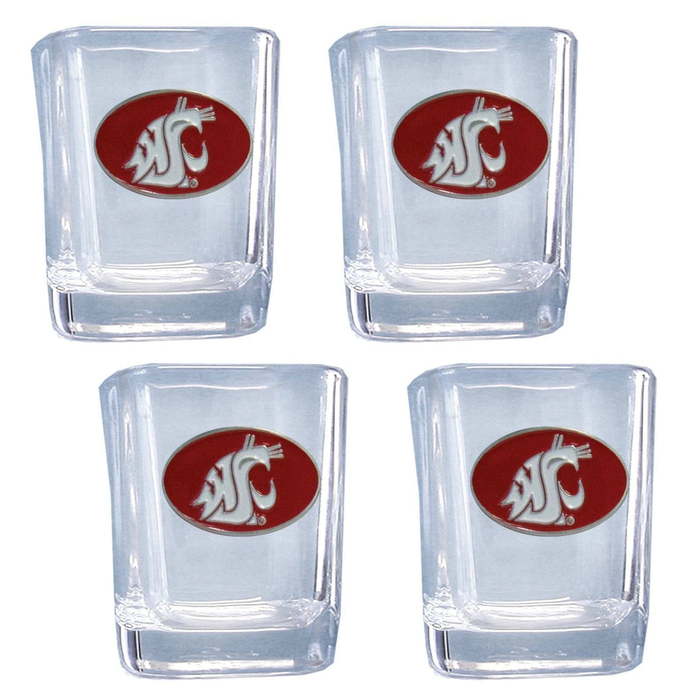 Washington St. Cougars Shot Glass, 4 pk - Washington St. Cougars - Flyclothing LLC