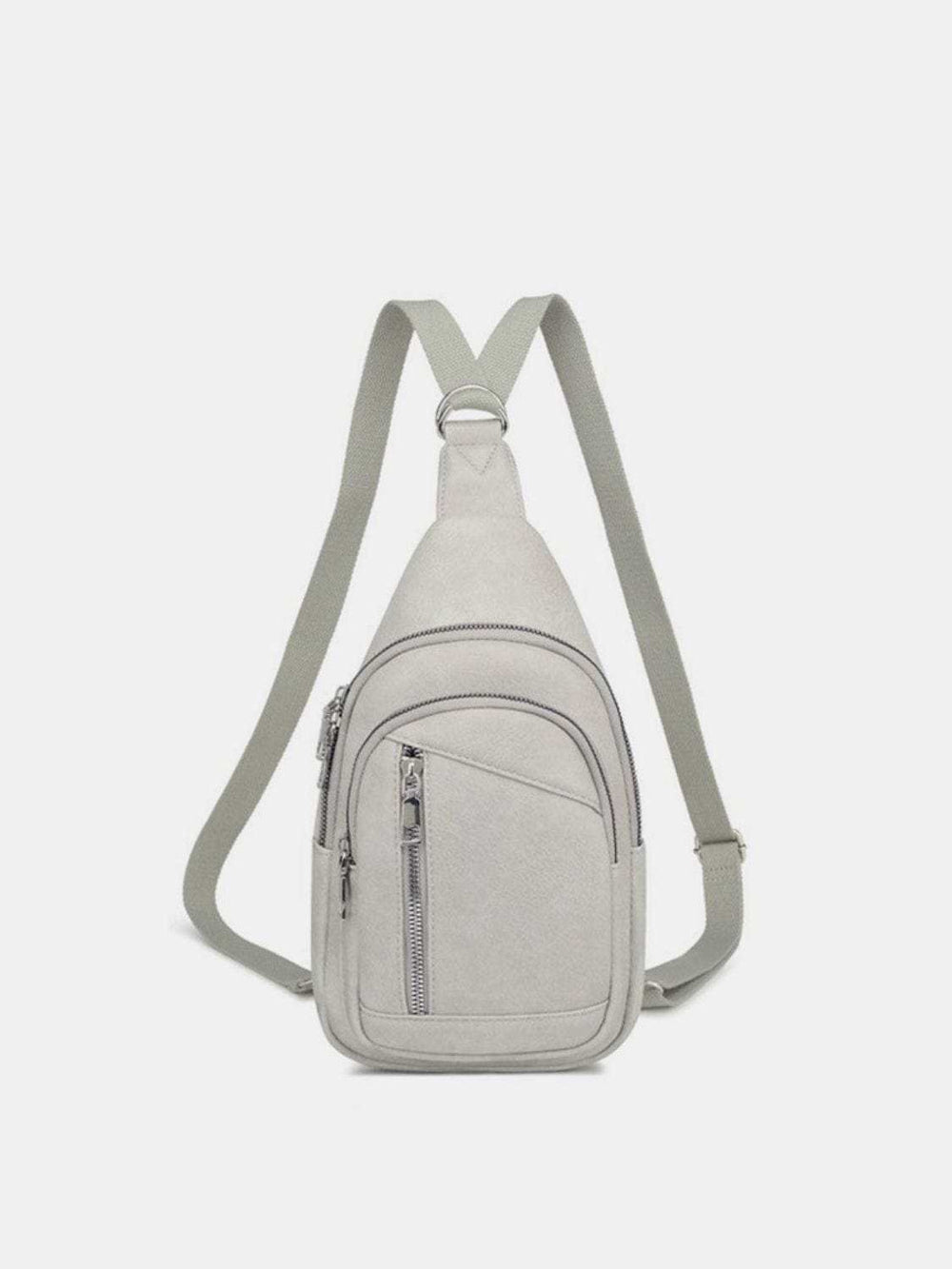 PU Leather Crossbody Bag with Two Detachable Strap - Trendsi - Flyclothing LLC