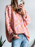 Multi-Color V-Neck Sweater - Trendsi - Flyclothing LLC