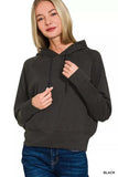 Zenana Drawstring Scuba Hoodie - Trendsi - Flyclothing LLC