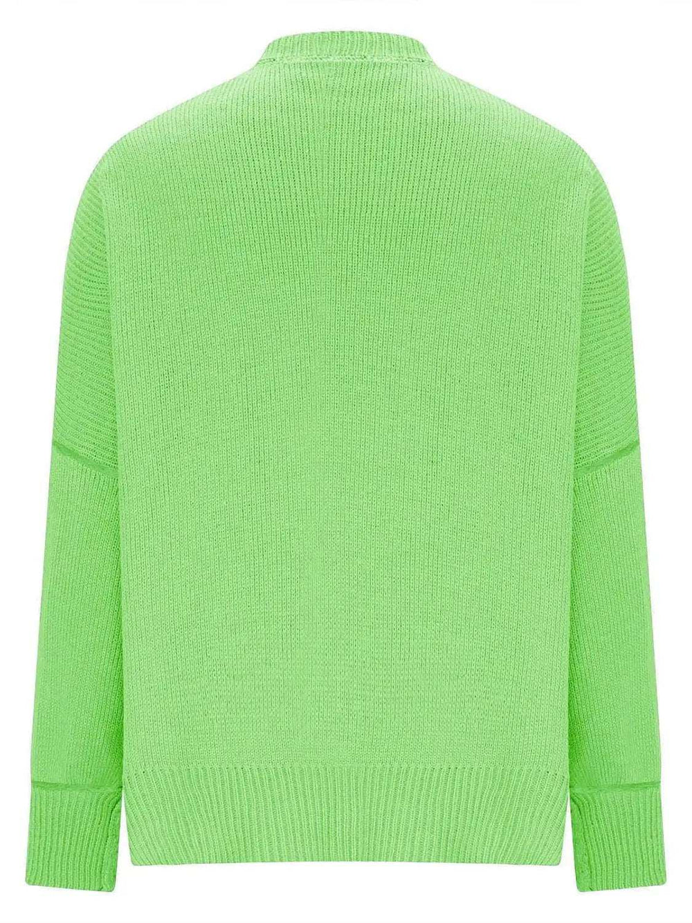 Round Neck Long Sleeve Sweater - Trendsi - Flyclothing LLC