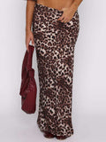 Leopard Maxi Skirt - Trendsi - Flyclothing LLC